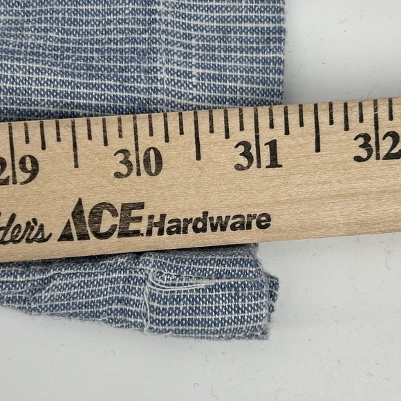 NWT Old Navy Linen Pants Women's Medium Blue & White Casual Comfy Wide Legs NEW - Picture 13 of 15